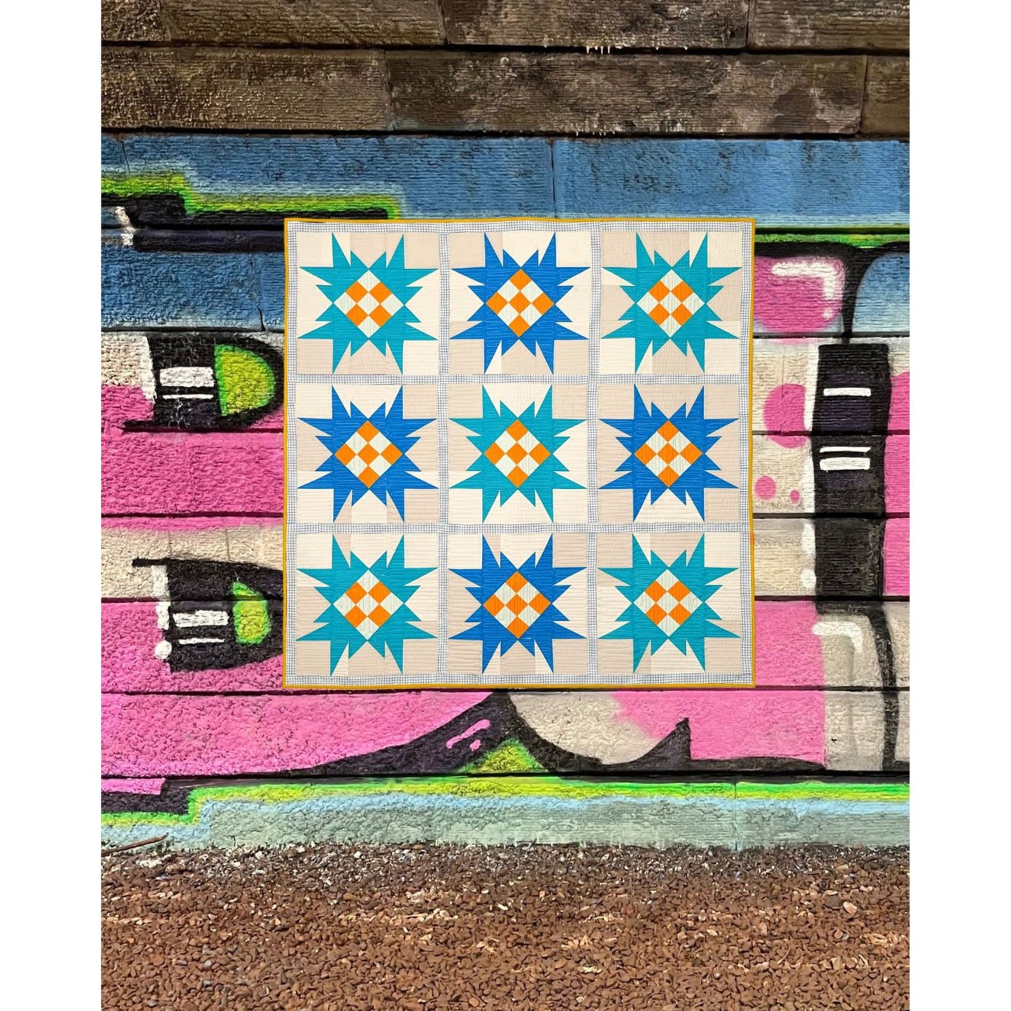 Ziggy Star Quilt Pattern - Printed