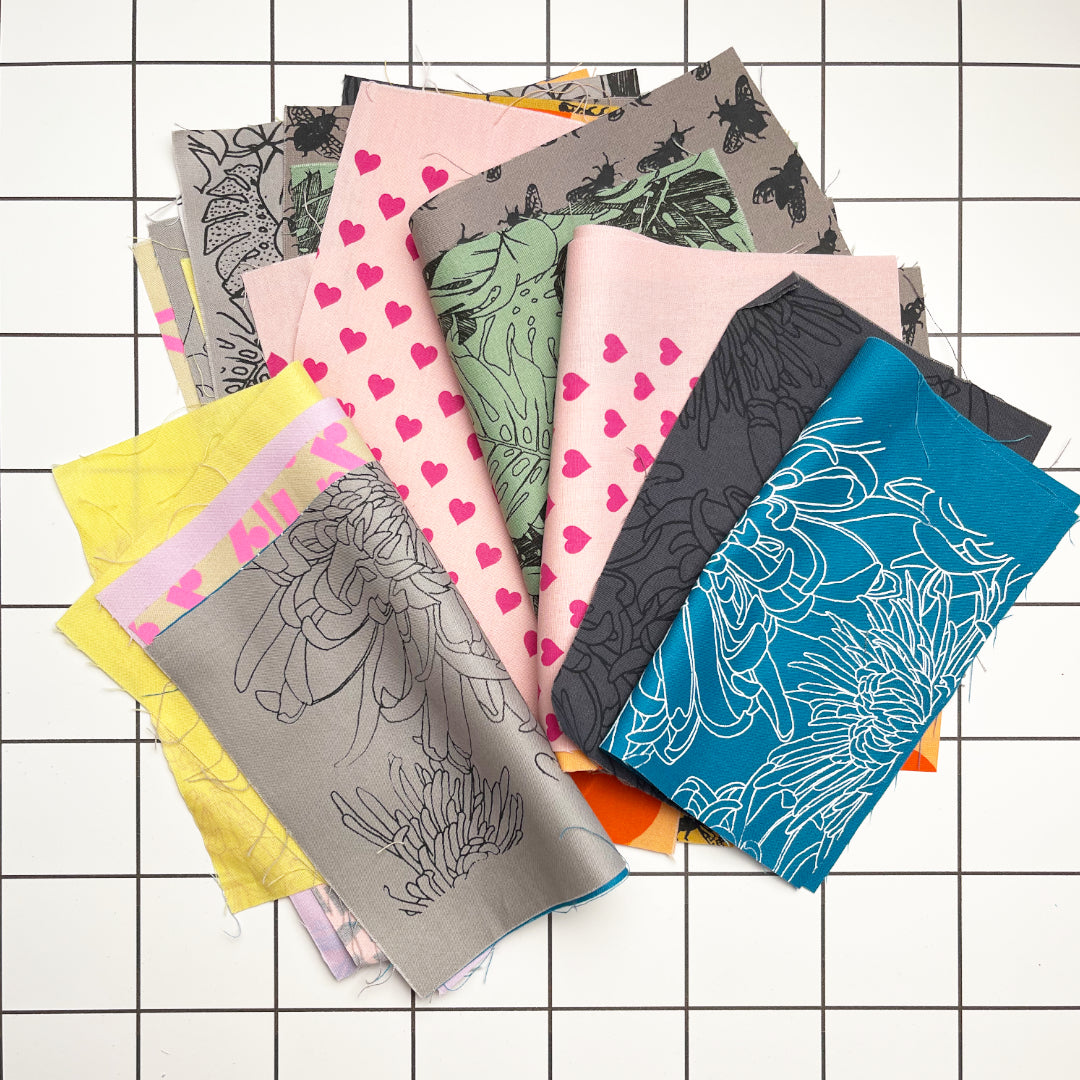 Hand Printed Fabric Bundle 2