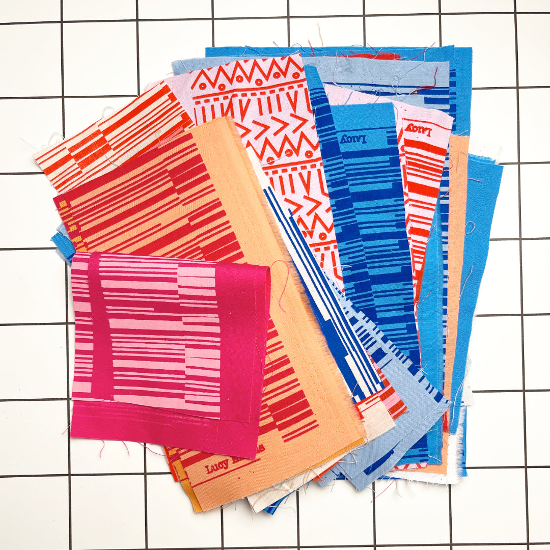 Hand Printed Fabric Bundle 4