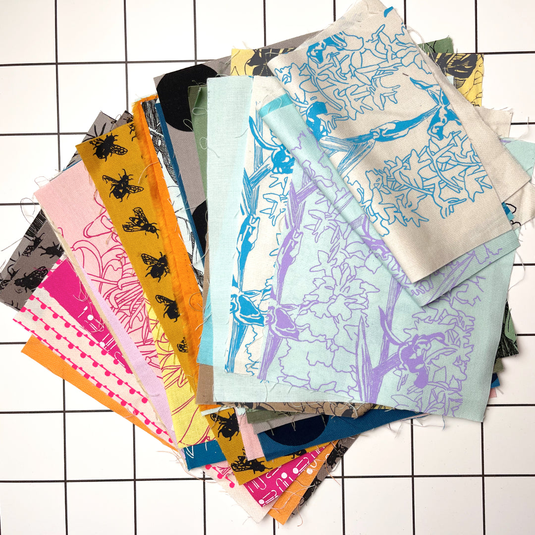 Hand Printed Fabric Bundle 6