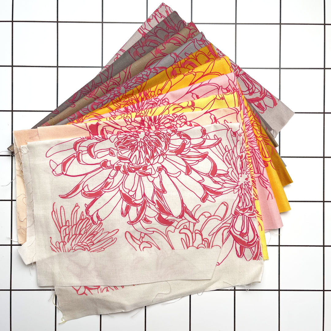 Hand Printed Fabric Bundle 8