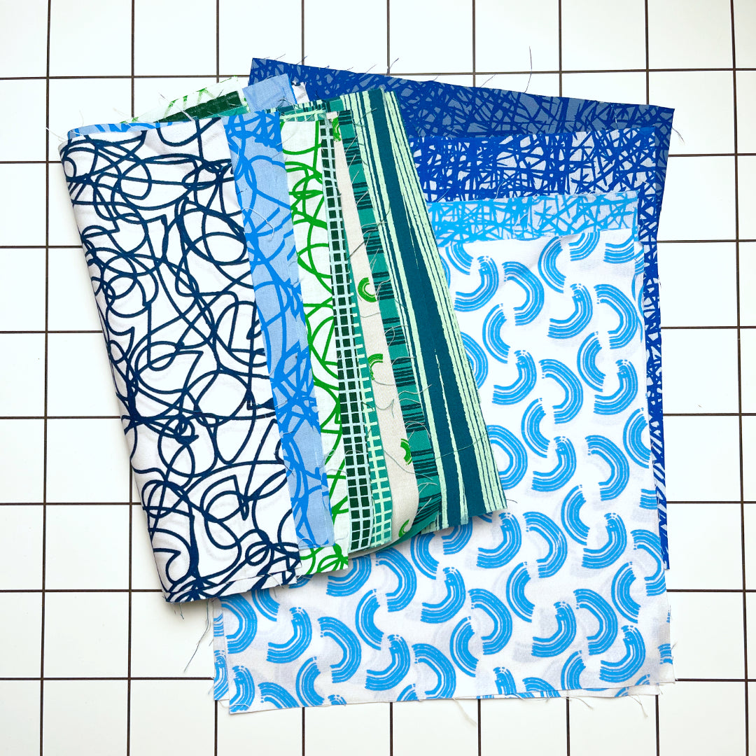 Hand Printed Fabric Bundle 9