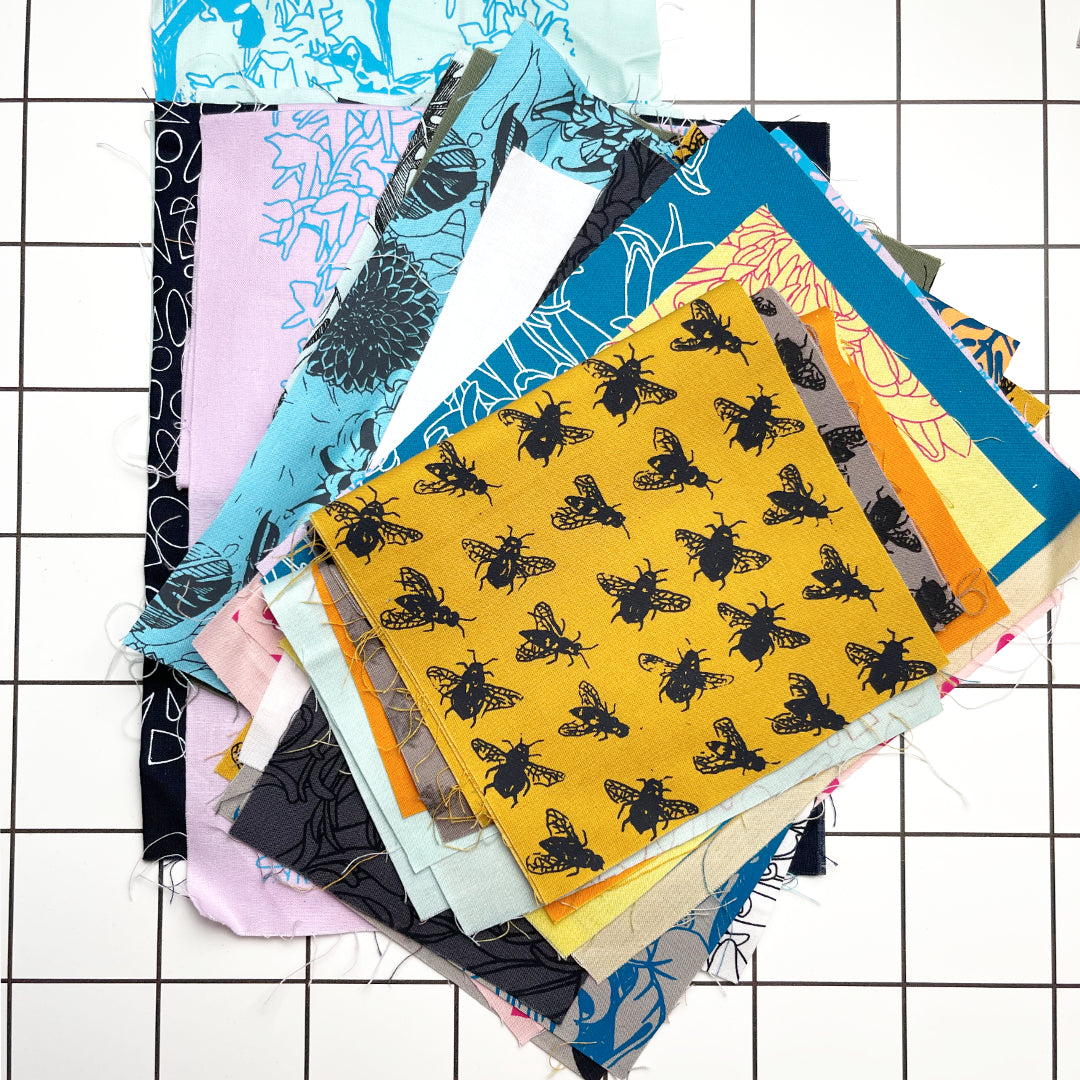 Hand Printed Fabric Bundle 7