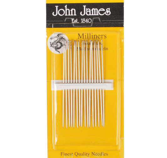 John James Milliners needles Size 3 - 12 pack